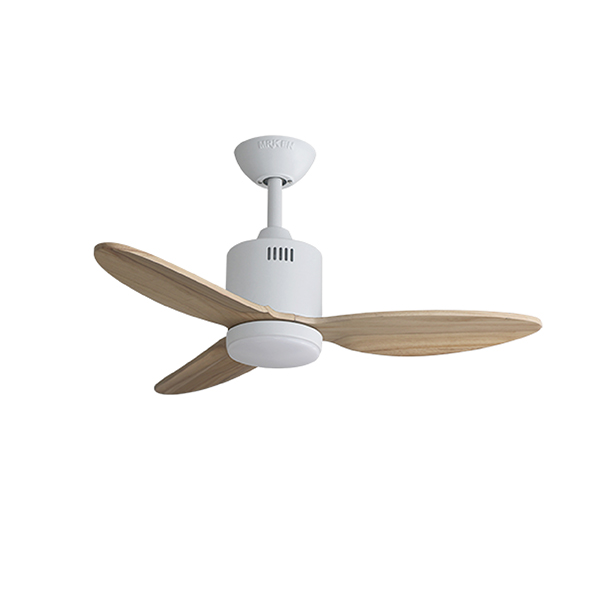 พัดลมเพดาน MR.KEN รุ่น CAN Solid Wood 40" DR LED DC Motor พัดลมมีไฟ ใบพัดไม้แท้ พร้อมรีโมทคอนโทรล